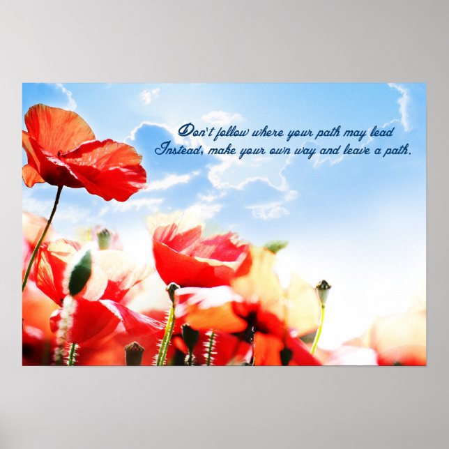 Följ inte vart väg kan leda.. poster (Framsidan)