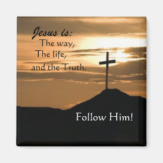 Följ Jesus Magnet