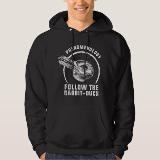 Följ Kanin-Anka - Wittgenstein Filosofi Hoodie