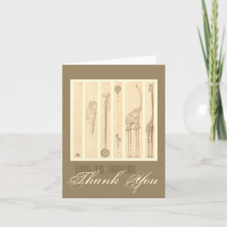 "Följ Leader"-giraffen-Tacken Tack Kort