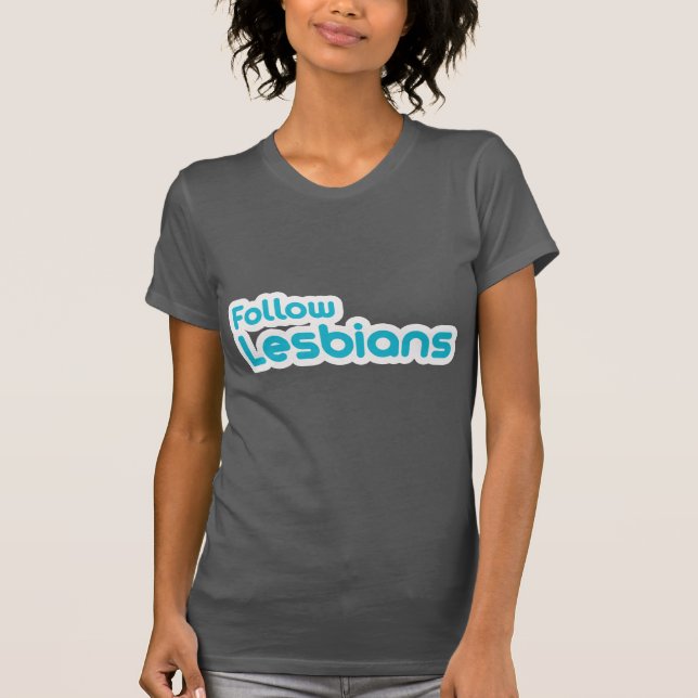 FÖLJ LESBISKA T-SHIRT (Framsida)