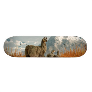 Följ llamaen skateboard bräda 21,5 cm
