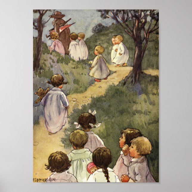 Följ mannen i Brown av Angusine MacGregor Poster (Framsidan)