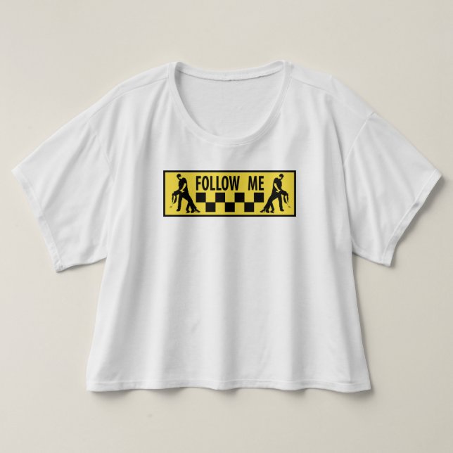 Följ med mig dansare t-shirt (Design framsida)