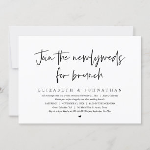 Följ med nygifta på bröllopsbrunch för de som rymt inbjudningar