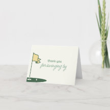 Följ med oss på ett Par-Tee golf födelsedags kort 