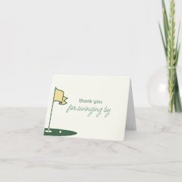 Följ med oss på ett Par-Tee golf födelsedags kort 