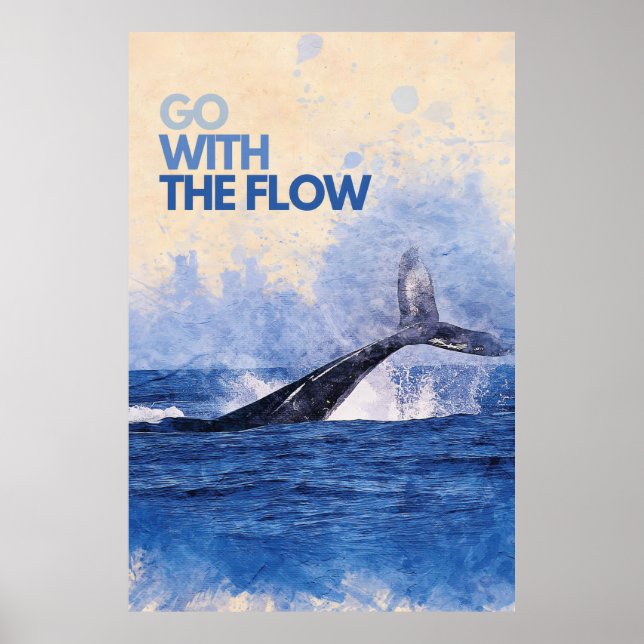 Följ med strömmen C Poster (Framsidan)