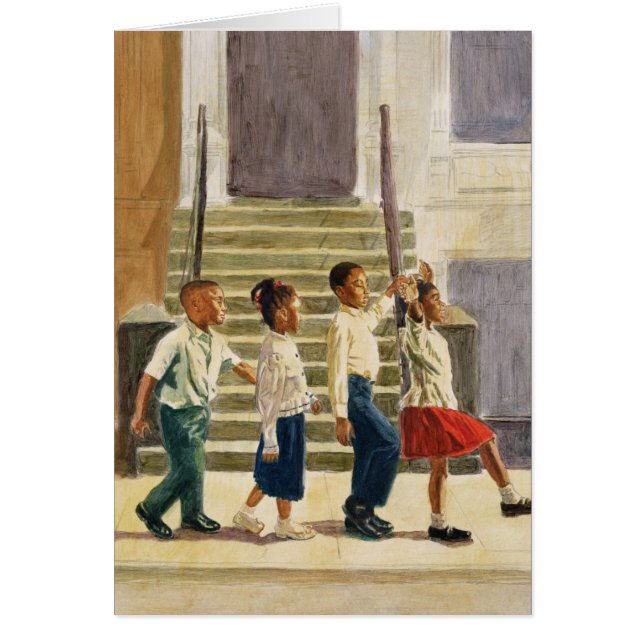 Följ mig 1995 hälsningskort (Framsidan)