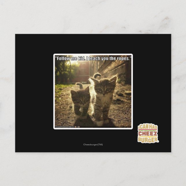 Följ mig Kid Vykort (Framsida)