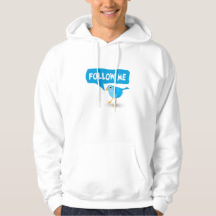 Följ mig massmedia för social för hoodie