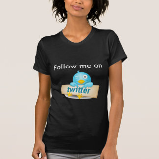 Följ mig på twitter t shirt