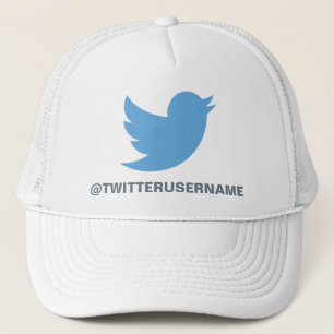Följ mig på twitteren (anpassadeUsername) Truckerkeps