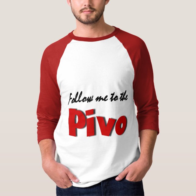 Följ mig till Pivoen (öl) Tröja (Framsida)