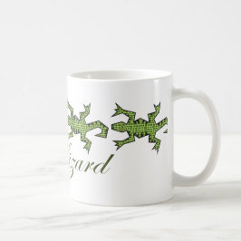 Följ ödlamuggarna kaffemugg