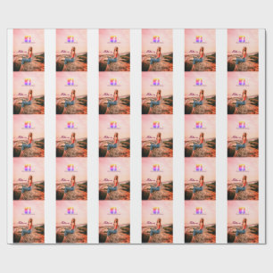 följ oss facebook användarnamn socialt media foto presentpapper