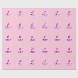 följ oss tiktok användarnamn sociala medier lägg t presentpapper