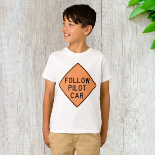 Följ Pilot - bilsignatur T Shirt