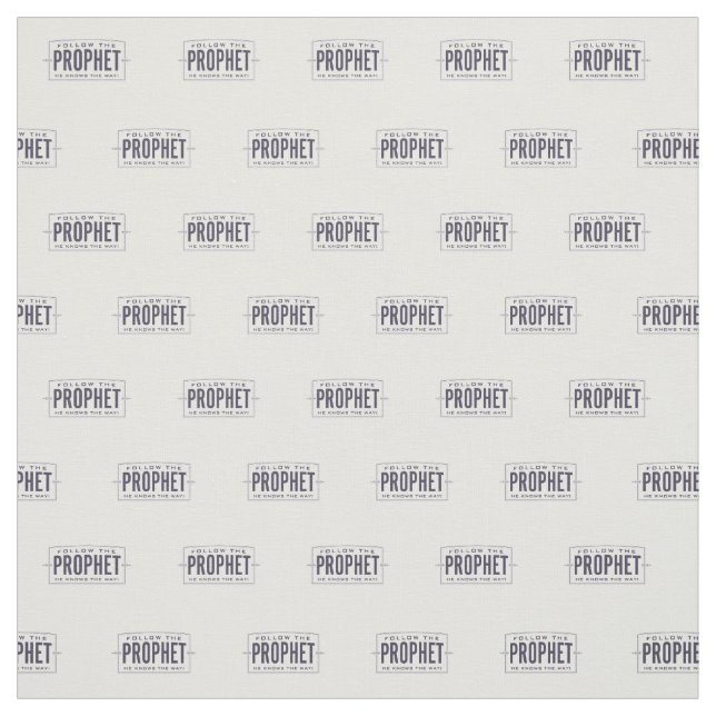 Följ profeten. tyg (Provkarta)
