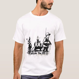 "Följ Råtta - Chase your own Väg" T-Shirt