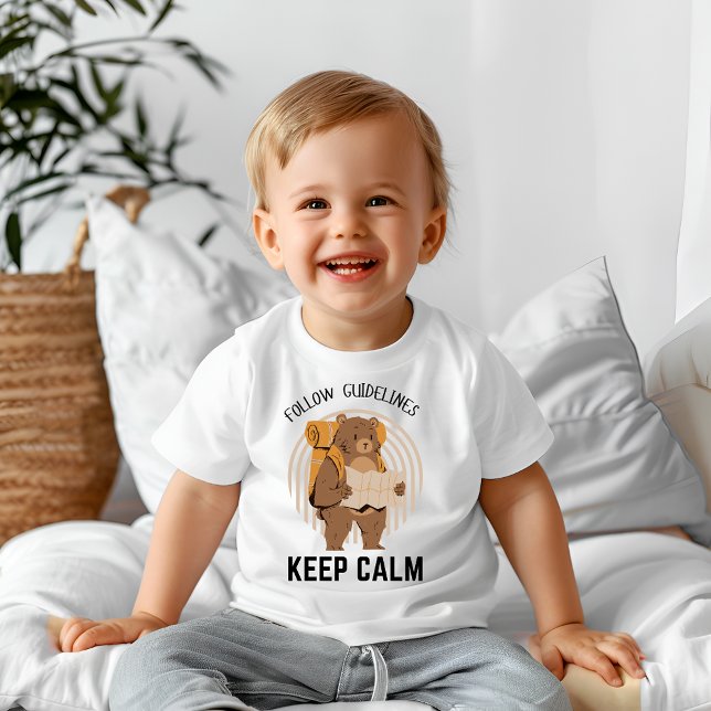 Följ riktlinjerna, håll dig lugn t shirt (Skapare uppladdad)