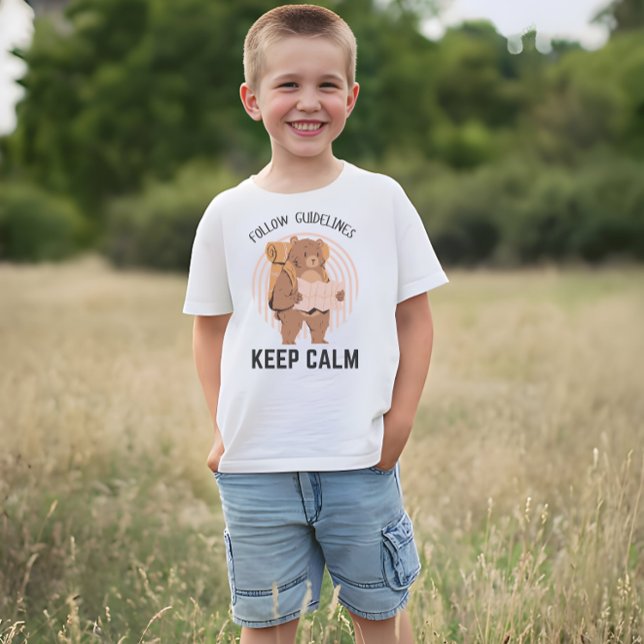 Följ riktlinjerna, håll dig lugn t shirt (Skapare uppladdad)