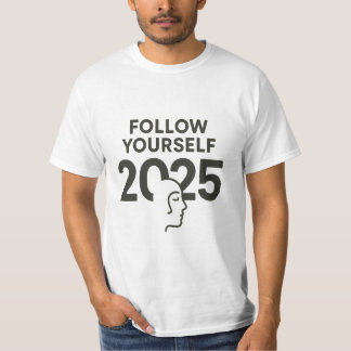 Följ själv 2025 | Minimalistisk psykisk hälsa T Shirt