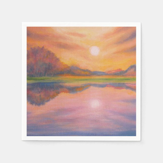 Följ sol, följ dina drömmar pappersservett (Framsidan)