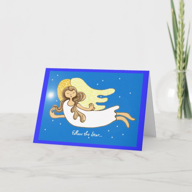 Följ stjärnan.. helgkort (Framsida)