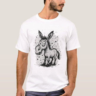 Följ vit Donkey t-sihirt T Shirt