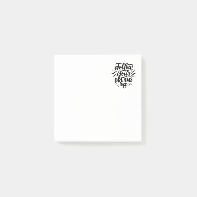 FÖLJA DINA DREAMS POST-IT BLOCK (Framsida)