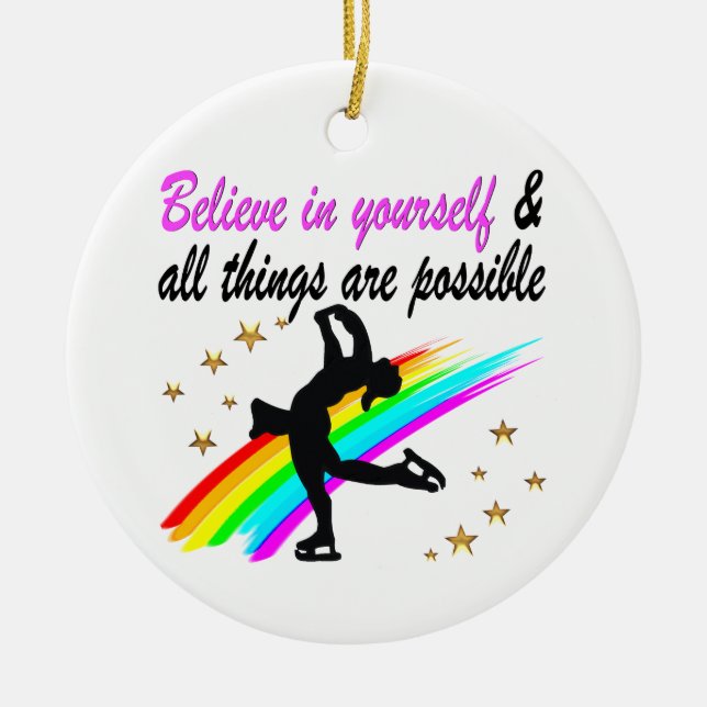 FÖLJA DINA DREAMSKONSTRUKTIONER I FIGUR JULGRANSPRYDNAD KERAMIK (Framsidan)