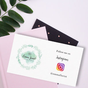 följa mig Instagram Business logotyp minimalist