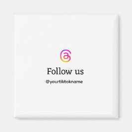 följa oss trådanvändarnamn social media lägga till magnet