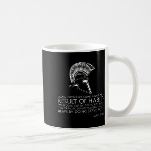 Följder av det vanemässiga - den antika grekiska f kaffemugg