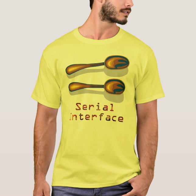 Följetongen har kontakt t-shirt (Framsida)