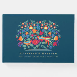 Folk Art 70-års bröllopsjubileum gästeböcker Gästböcker