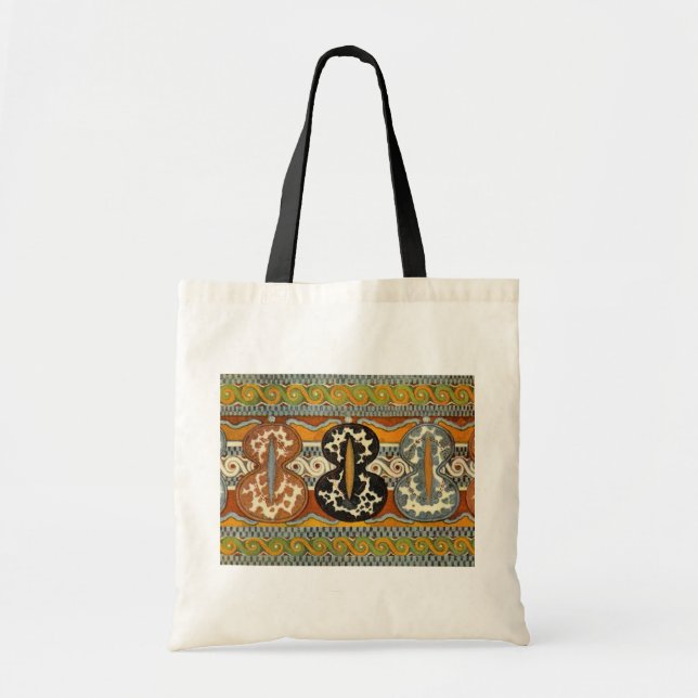 Folk Art Bag Tygkasse (Framsidan)