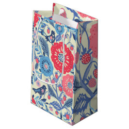 Folk Art Birds, jordgubbe och blommor