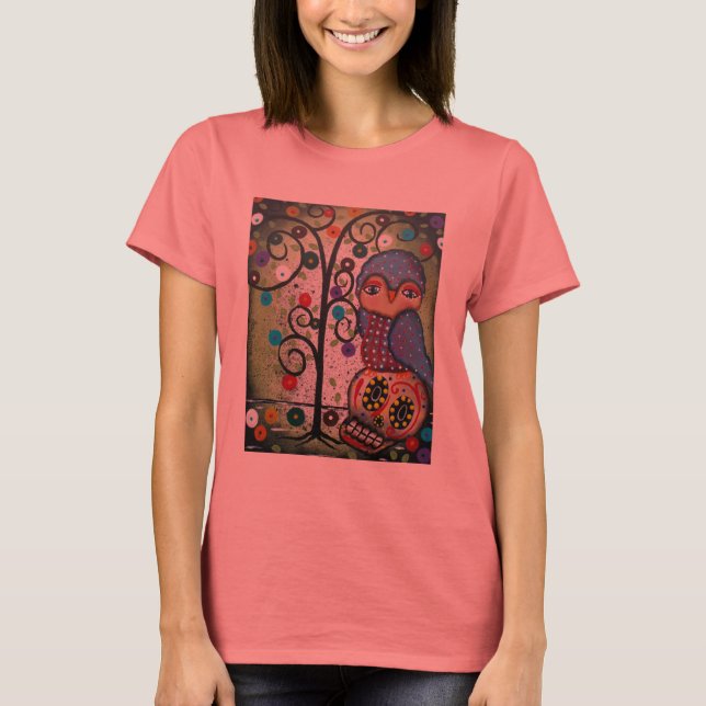 Folk Art by Lori Everett Womans T-Shirt (Framsida)