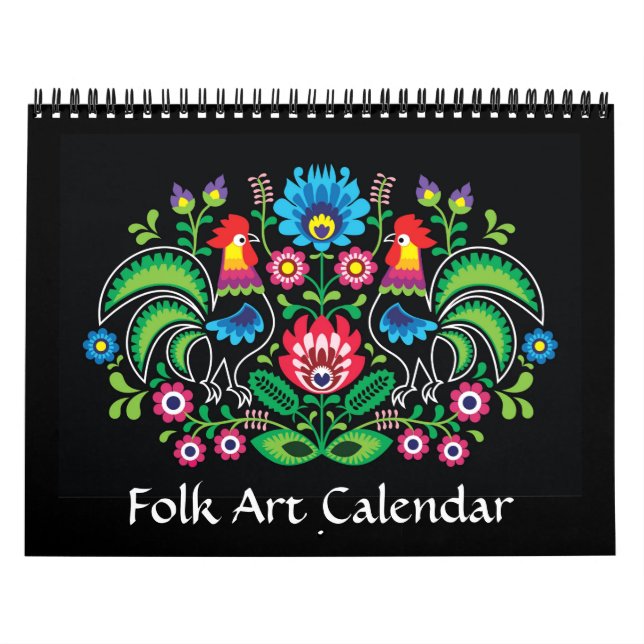 Folk Art Calendar Kalender (Omslag)