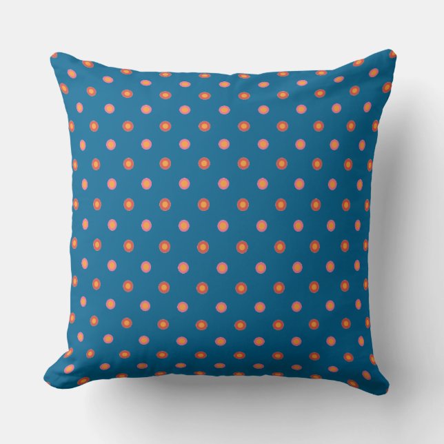Folk Art Collection Polka dots Pillow eller Cushio Kudde (Framsida)
