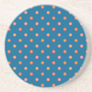 Folk Art Collection Polka dots Sandstone Underlägg