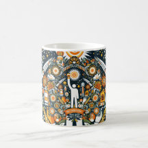 Folk Art Design Classic Mugg - National Energy