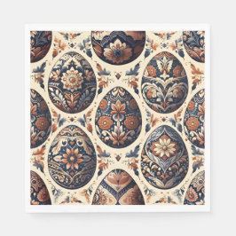 Folk Art Easter Egg Napkins Pappersservett