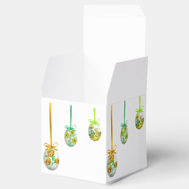 Folk Art Eggs (ukrainskt inspirerade) Presentaskar (Öppnad)