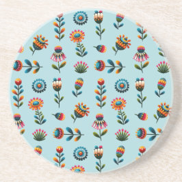 Folk Art Flower Underlägg