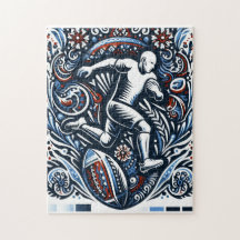 Folk Art Football Symphony’ Puzzle