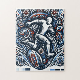 Folk Art Football Symphony’ Puzzle Pussel