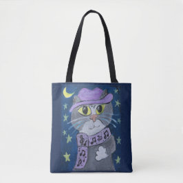 Folk Art Jazz cat Tygkasse